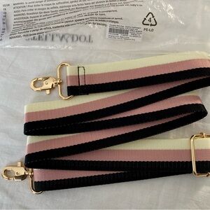 Stella & Dot Adjustable Stella Strap - Gold/Black/Blush/Cream
